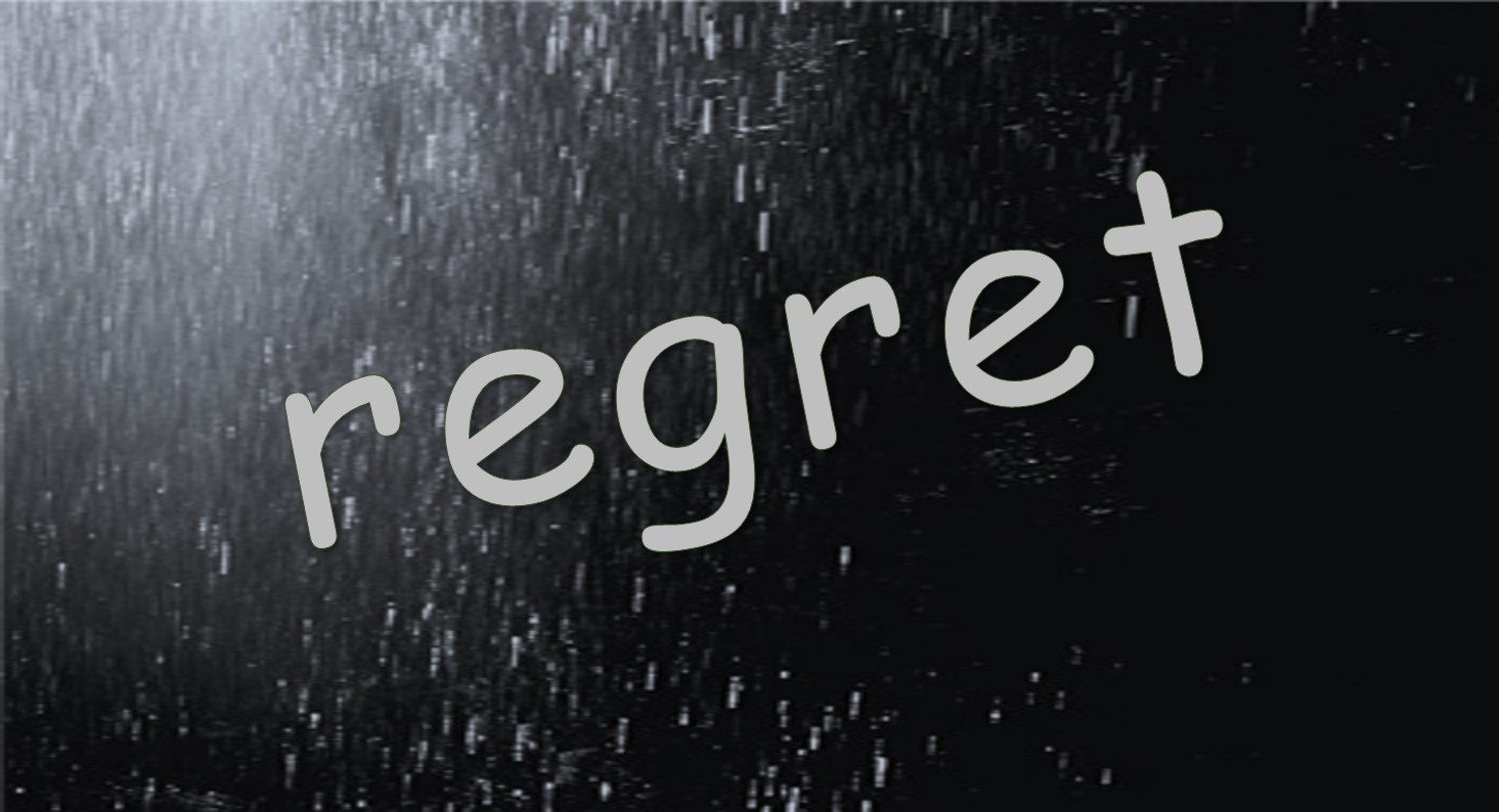 To The Youth Or Those That Suffer With Regret Open Letter